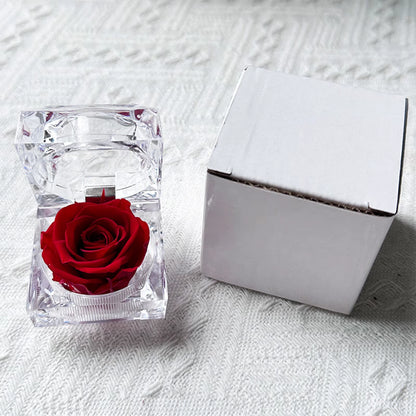 Eternal Rose Preserved Flower Rose Never Withered Rose Gift for Valentine'S Day Birthday and Anniversary with Drawer Gift Box